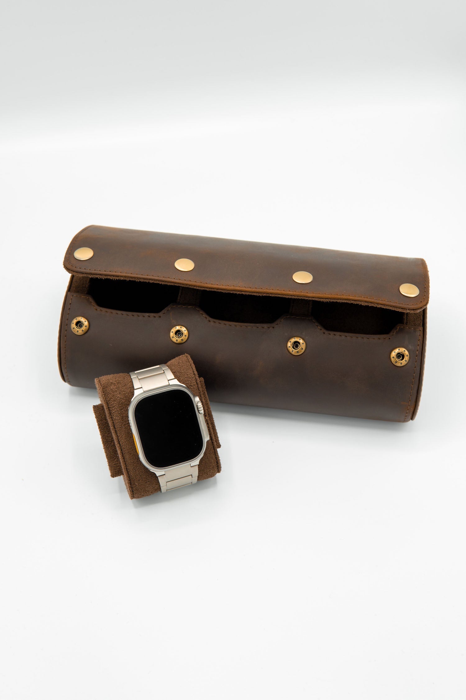 Leather Watch Roll