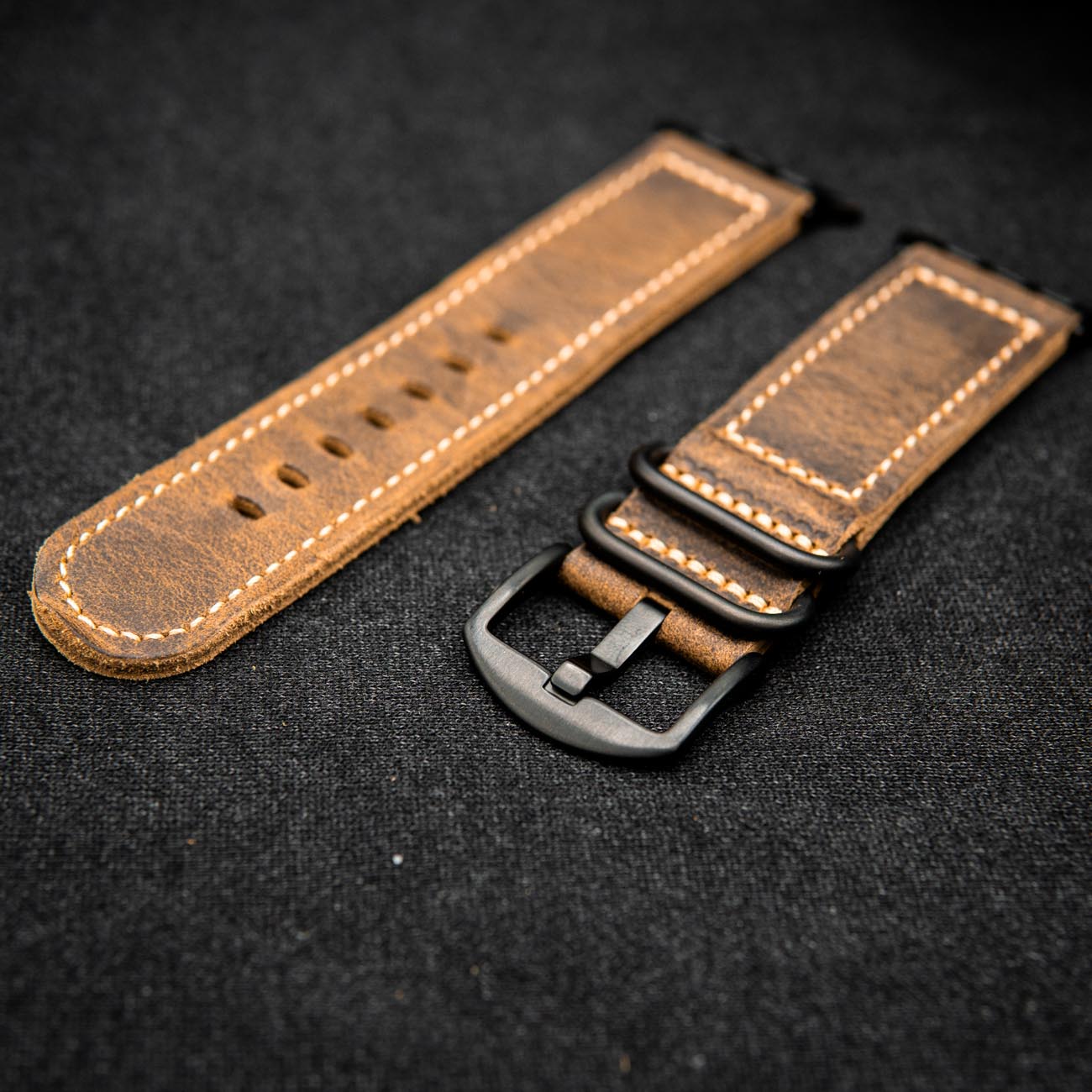 Vintage Military Leather Strap