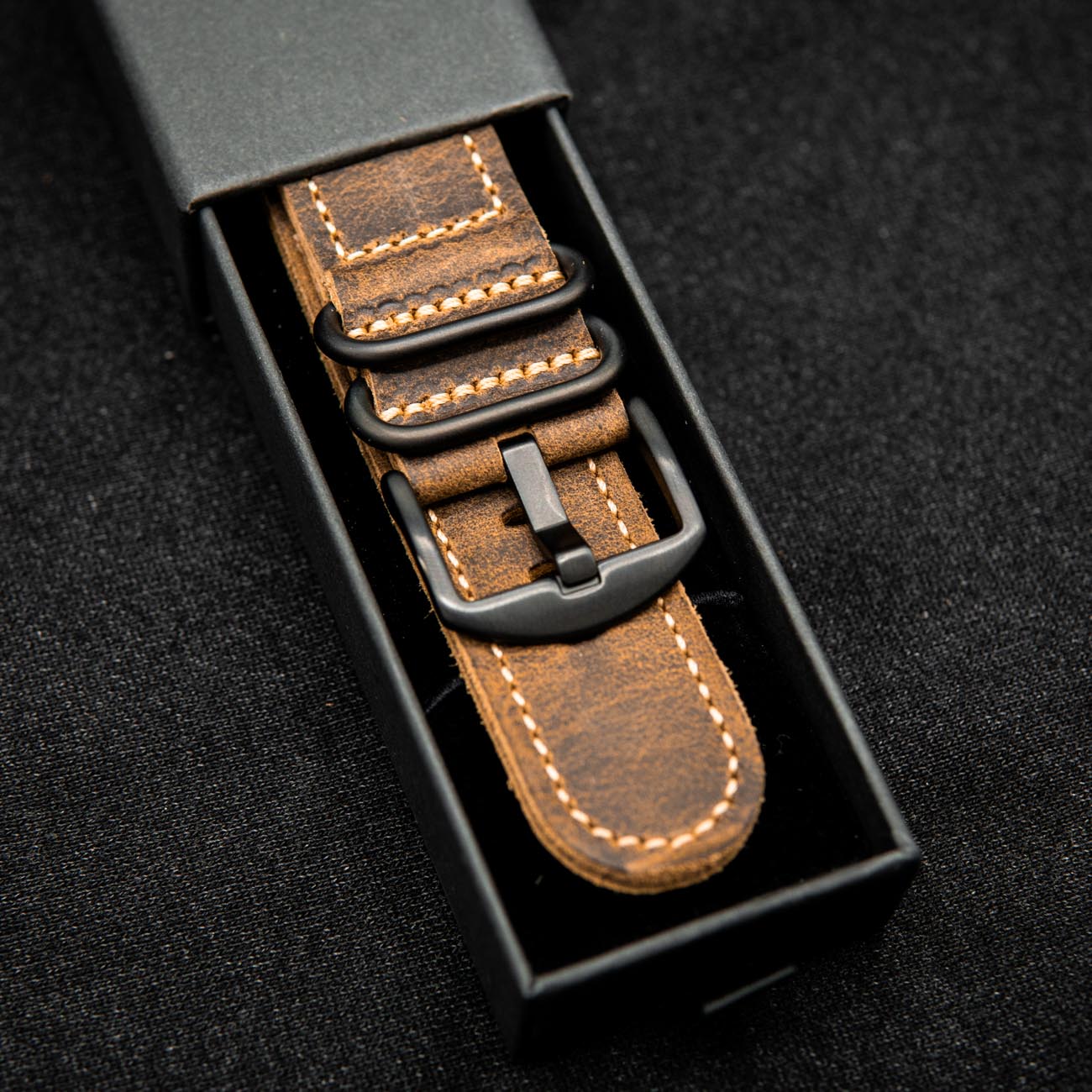 Vintage Military Leather Strap