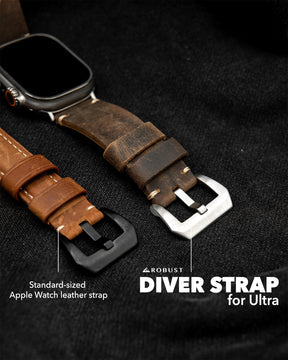 Titanium Band T01 + Diver Leather Strap BUNDLE