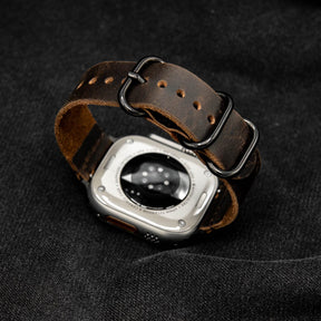 Vintage Military Leather Strap